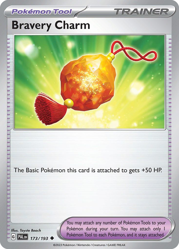 Bravery Charm 173/193 — English Pokémon Paldea Evolved (2023)