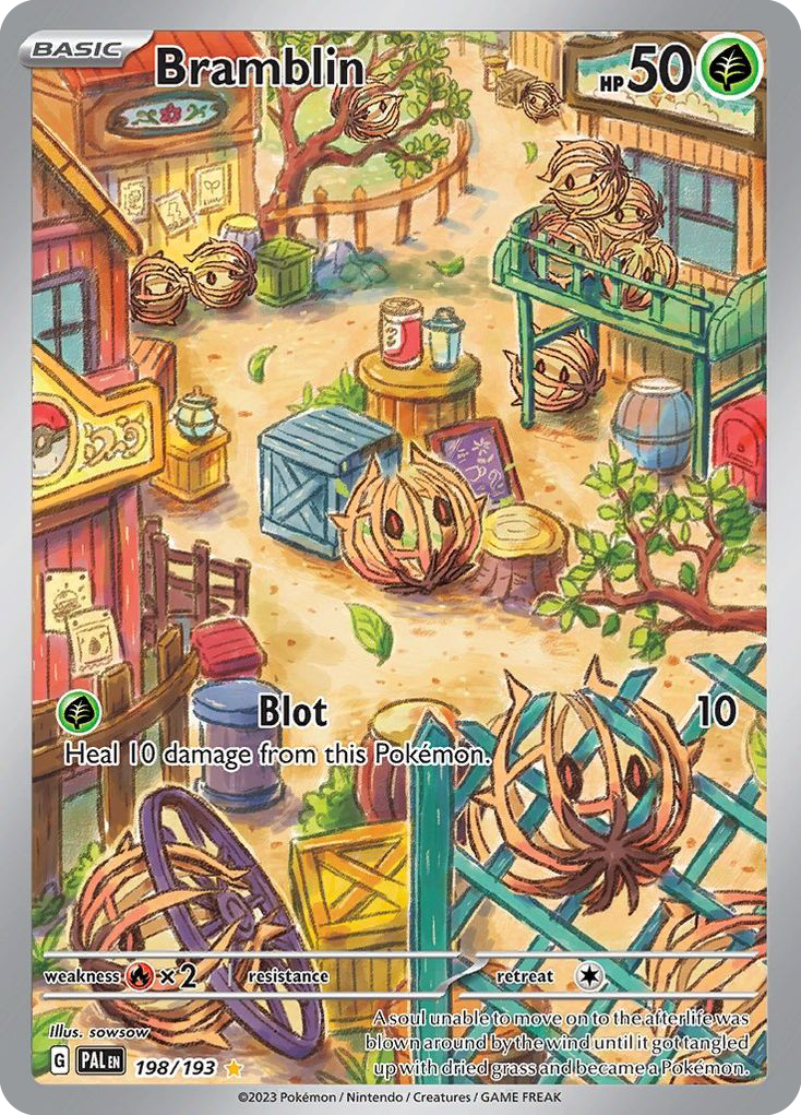 Bramblin 198/193 — English Pokémon Paldea Evolved (2023)
