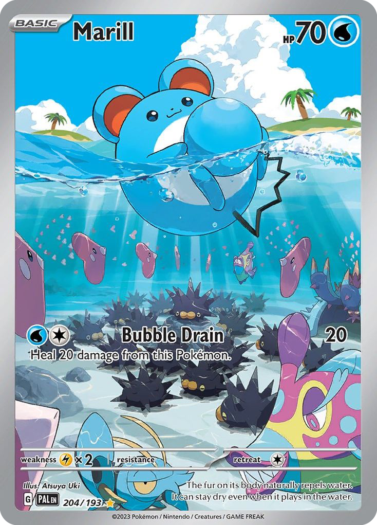 Marill 204/193 — English Pokémon Paldea Evolved (2023)