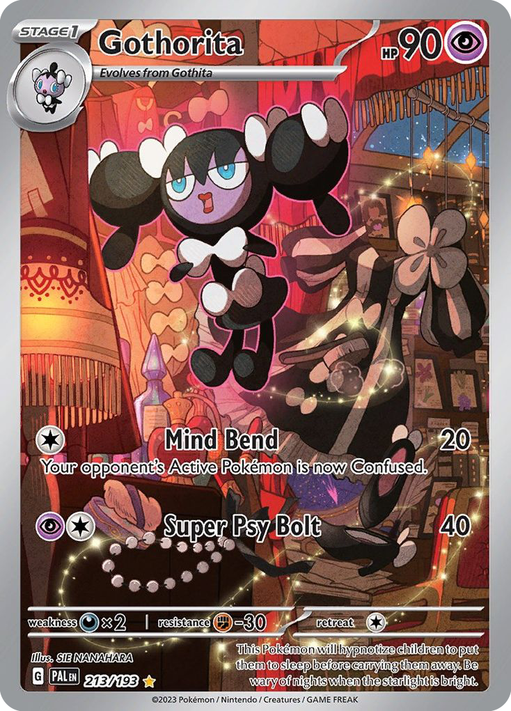 Gothorita 213/193 — English Pokémon Paldea Evolved (2023)