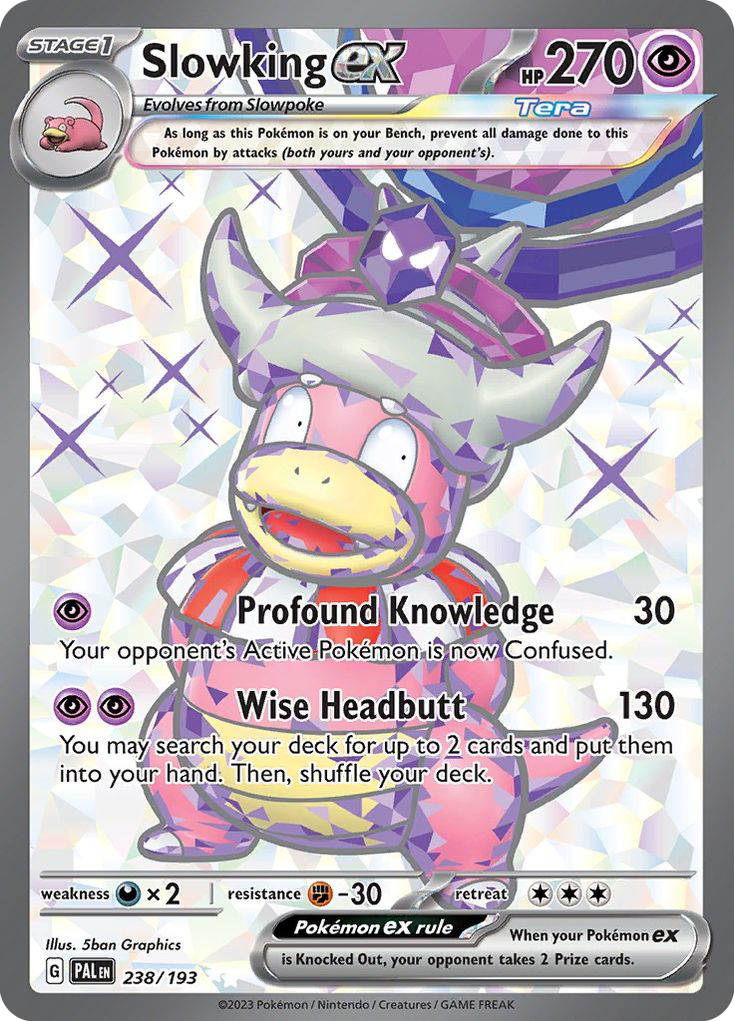 Slowking ex 238/193 — English Pokémon Paldea Evolved (2023)