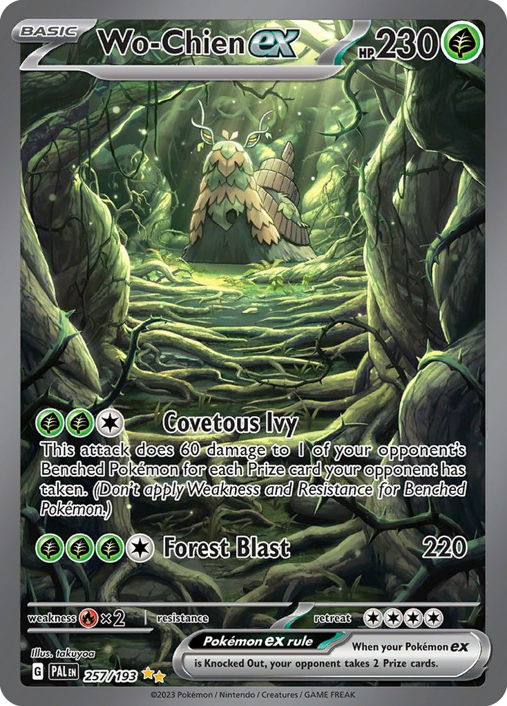 Wo-Chien ex 257/193 — English Pokémon Paldea Evolved (2023)