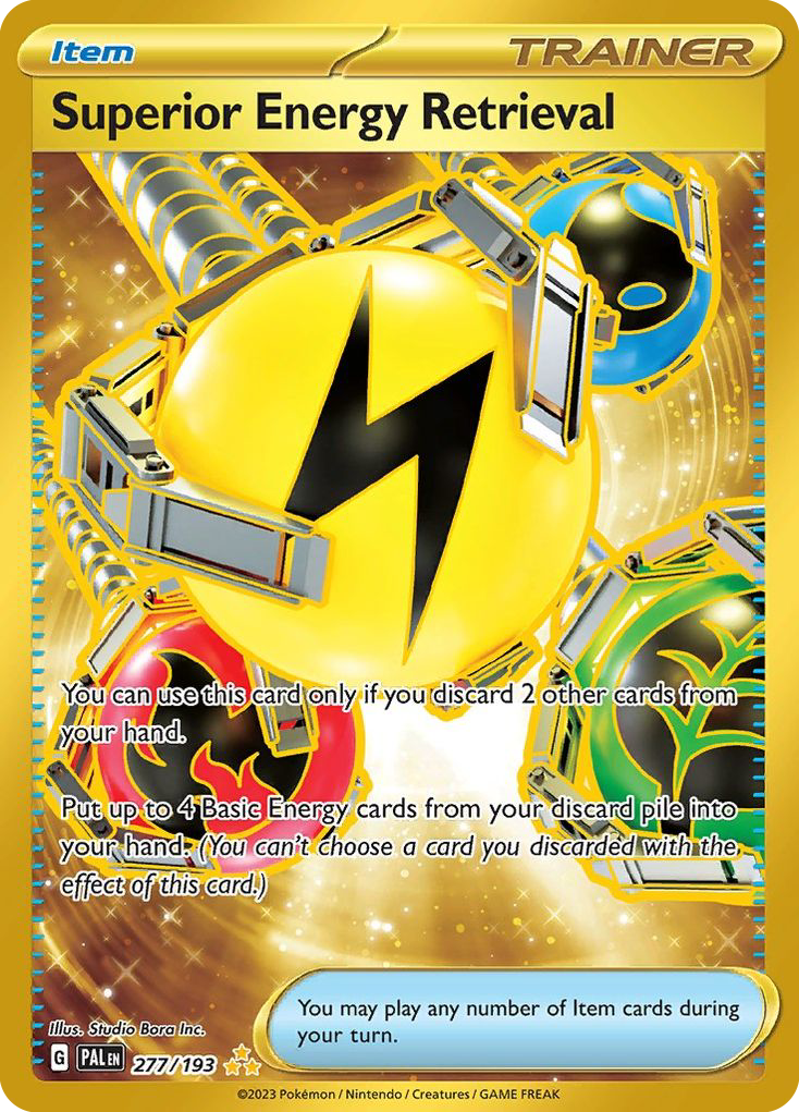 Superior Energy Retrieval 277/193 — English Pokémon Paldea Evolved (2023)