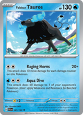 Paldean Tauros 41/193 — English Pokémon Paldea Evolved (2023)