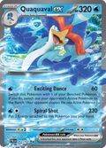 Quaquaval ex 52/193 — English Pokémon Paldea Evolved (2023)