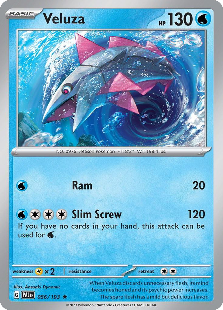 Veluza 56/193 — English Pokémon Paldea Evolved (2023)
