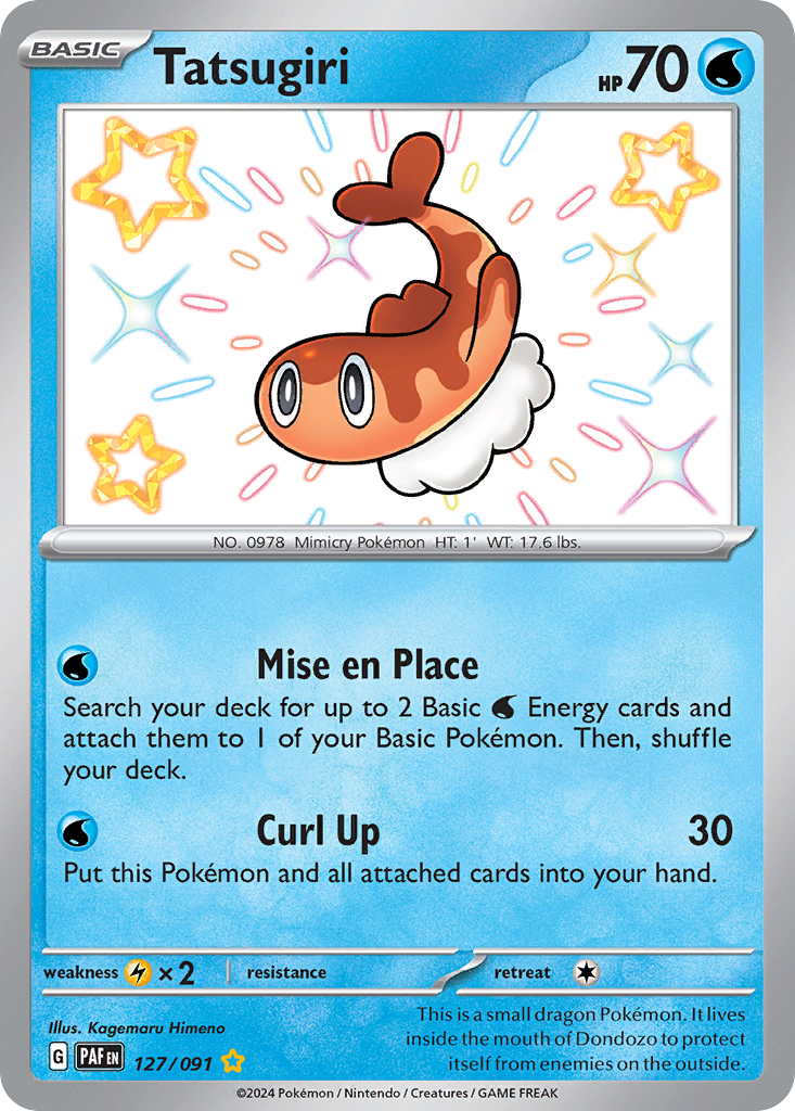 Tatsugiri 127/91 — English Pokémon Paldean Fates (2024)