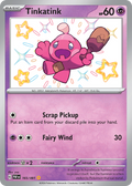 Tinkatink 165/91 — English Pokémon Paldean Fates (2024)