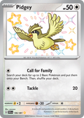 Pidgey 196/91 — English Pokémon Paldean Fates (2024)