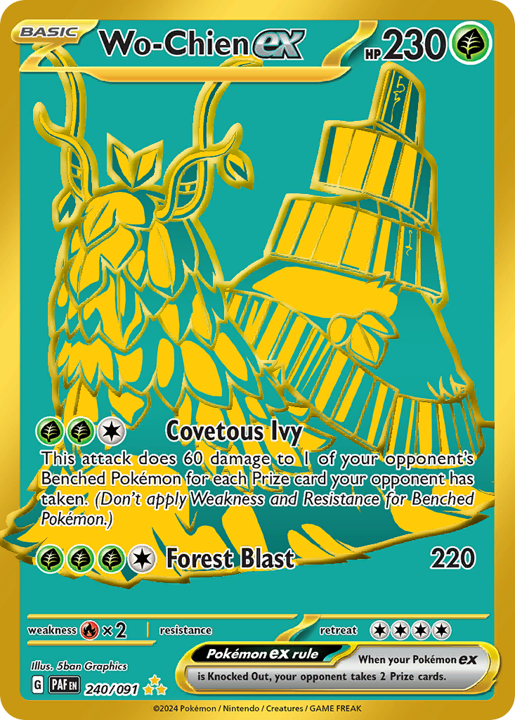 Wo-Chien ex 240/91 — English Pokémon Paldean Fates (2024)