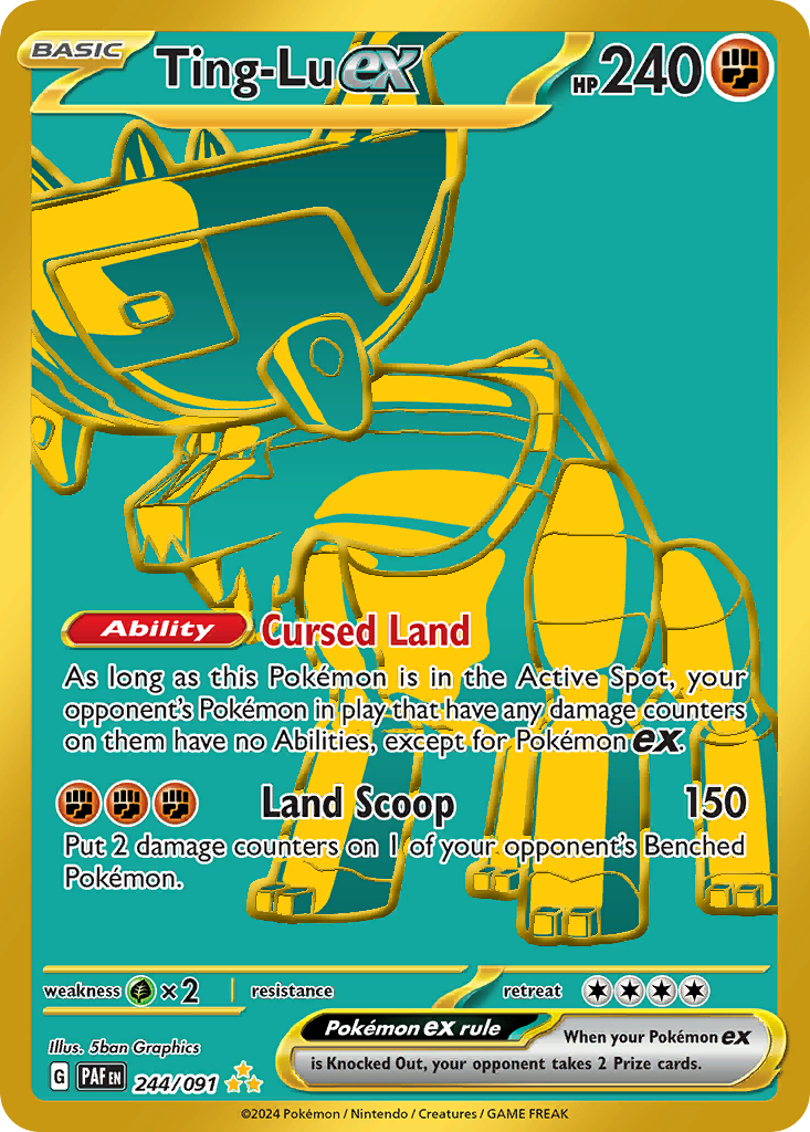 Ting-Lu ex 244/91 — English Pokémon Paldean Fates (2024)