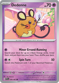 Dedenne 36/91 — English Pokémon Paldean Fates (2024)