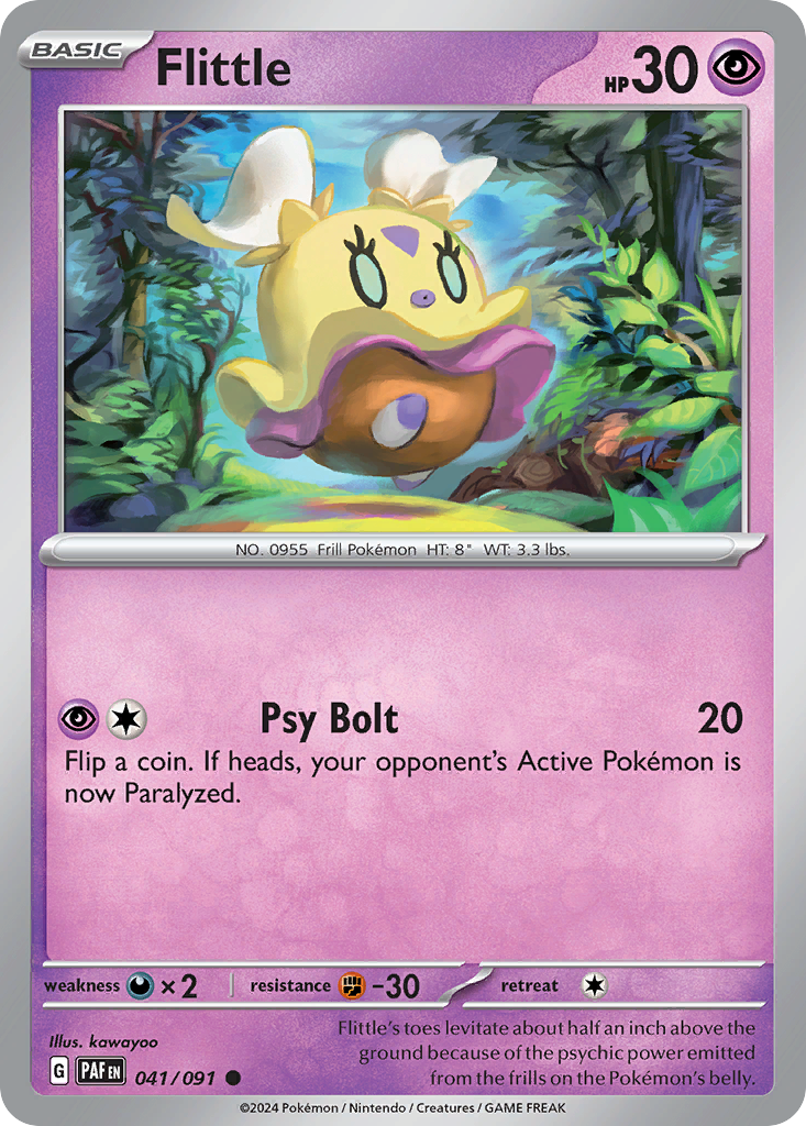 Flittle 41/91 — English Pokémon Paldean Fates (2024)