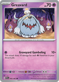 Greavard 42/91 — English Pokémon Paldean Fates (2024)