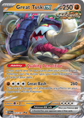 Great Tusk ex 53/91 — English Pokémon Paldean Fates (2024)