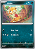 Scraggy 60/91 — English Pokémon Paldean Fates (2024)
