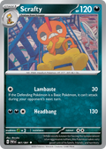 Scrafty 61/91 — English Pokémon Paldean Fates (2024)