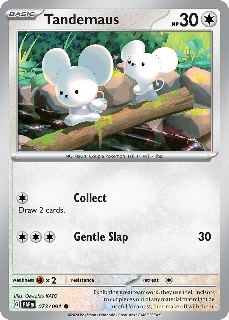 Tandemaus 73/91 — English Pokémon Paldean Fates (2024)