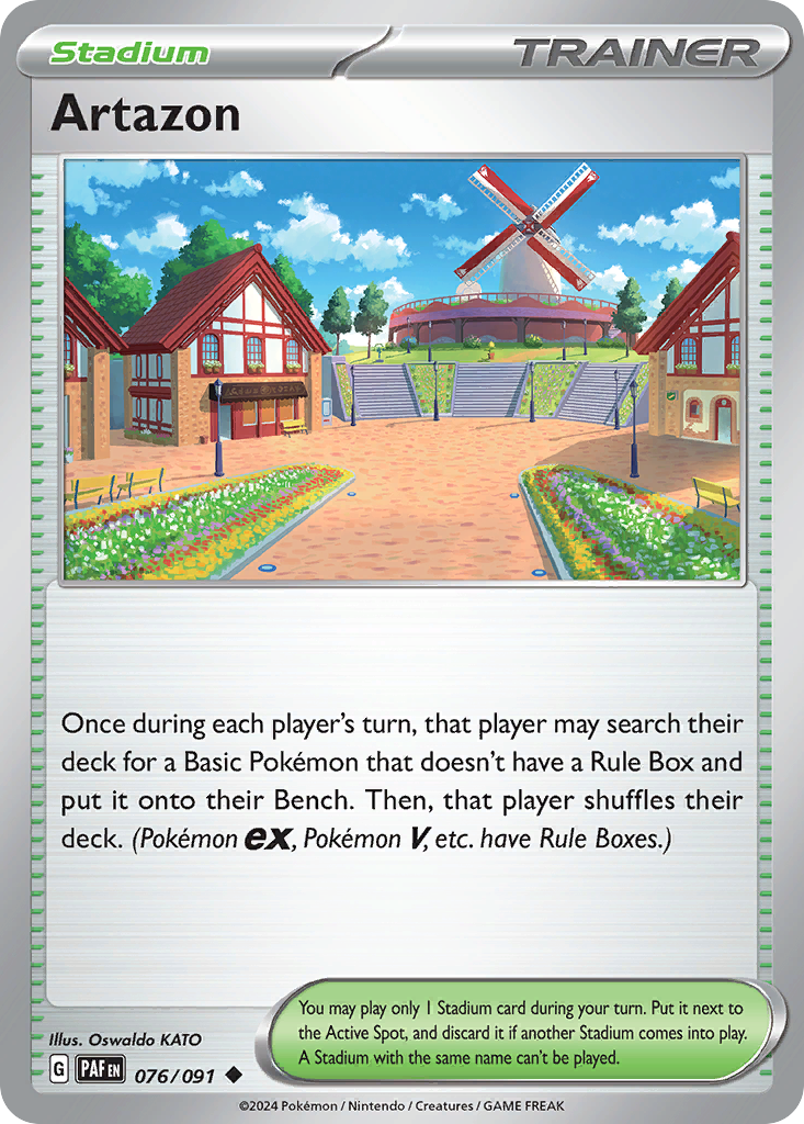 Artazon 76/91 — English Pokémon Paldean Fates (2024)