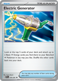 Electric Generator 79/91 — English Pokémon Paldean Fates (2024)
