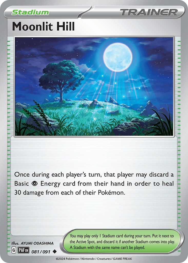 Moonlit Hill 81/91 — English Pokémon Paldean Fates (2024)