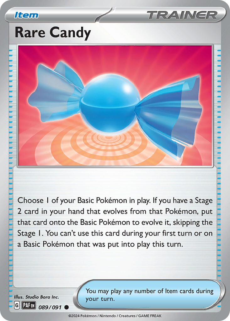 Rare Candy 89/91 — English Pokémon Paldean Fates (2024)