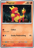 Magmar 9/91 — English Pokémon Paldean Fates (2024)
