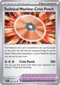 Technical Machine: Crisis Punch 90/91 — English Pokémon Paldean Fates (2024)
