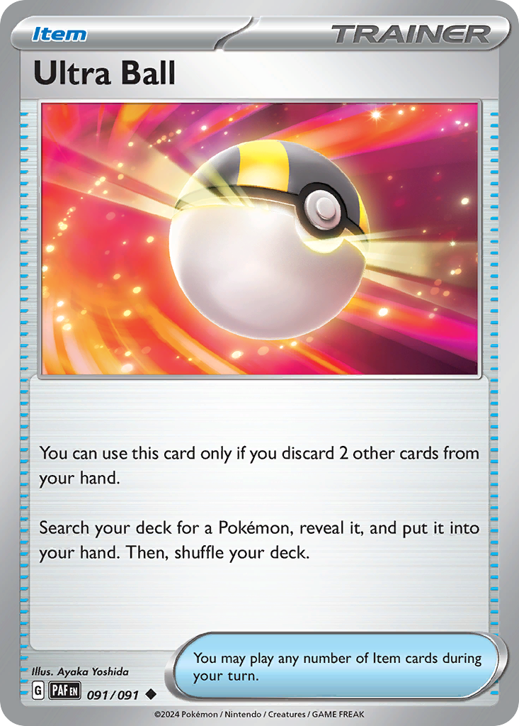 Ultra Ball 91/91 — English Pokémon Paldean Fates (2024)