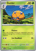 Dottler 11/182 — English Pokémon Paradox Rift (2023)
