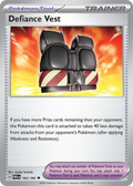 Defiance Vest 162/182 — English Pokémon Paradox Rift (2023)
