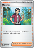 Norman 168/182 — English Pokémon Paradox Rift (2023)
