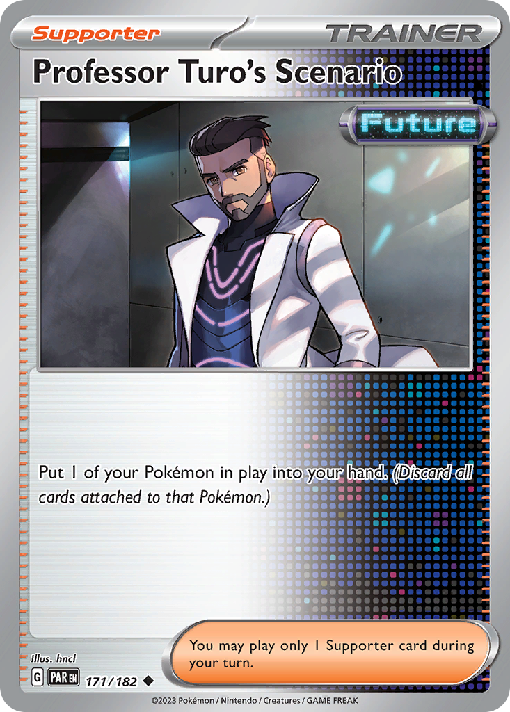 Professor Turo's Scenario 171/182 — English Pokémon Paradox Rift (2023)