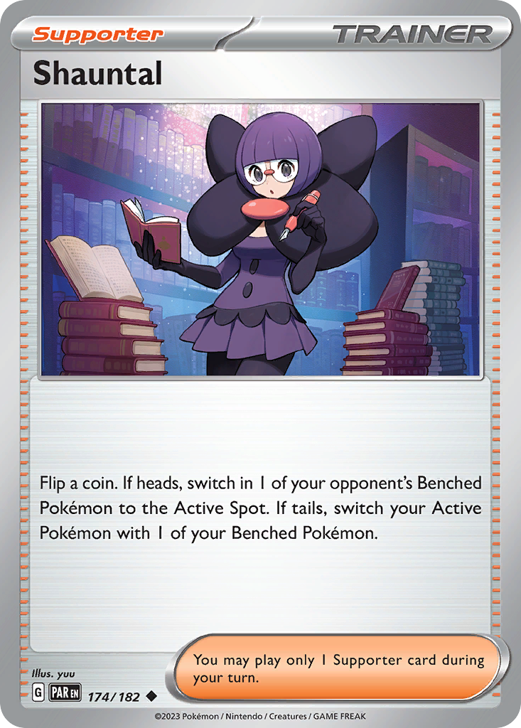 Shauntal 174/182 — English Pokémon Paradox Rift (2023)