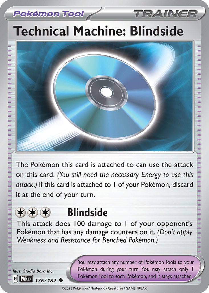 Technical Machine: Blindside 176/182 — English Pokémon Paradox Rift (2023)