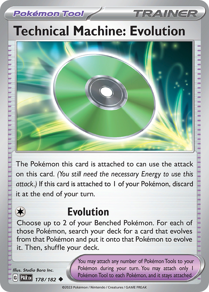 Technical Machine: Evolution 178/182 — English Pokémon Paradox Rift (2023)