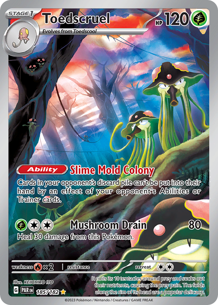 Toedscruel 185/182 — English Pokémon Paradox Rift (2023)