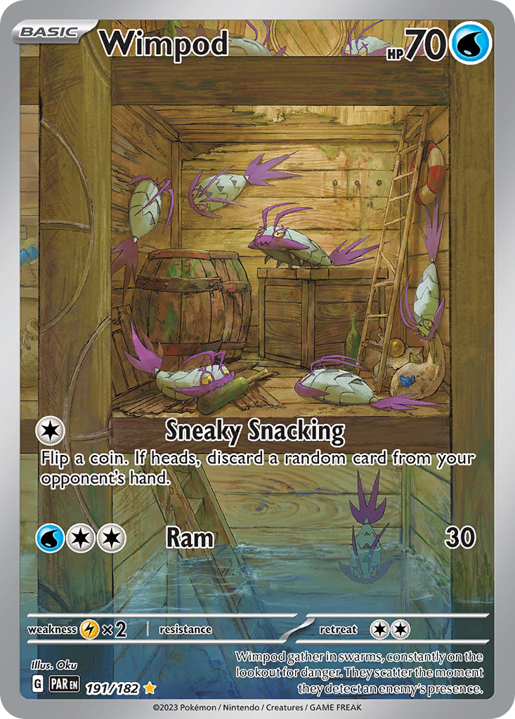 Wimpod 191/182 — English Pokémon Paradox Rift (2023)
