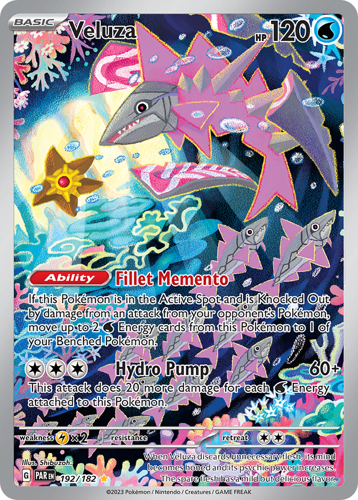 Veluza 192/182 — English Pokémon Paradox Rift (2023)