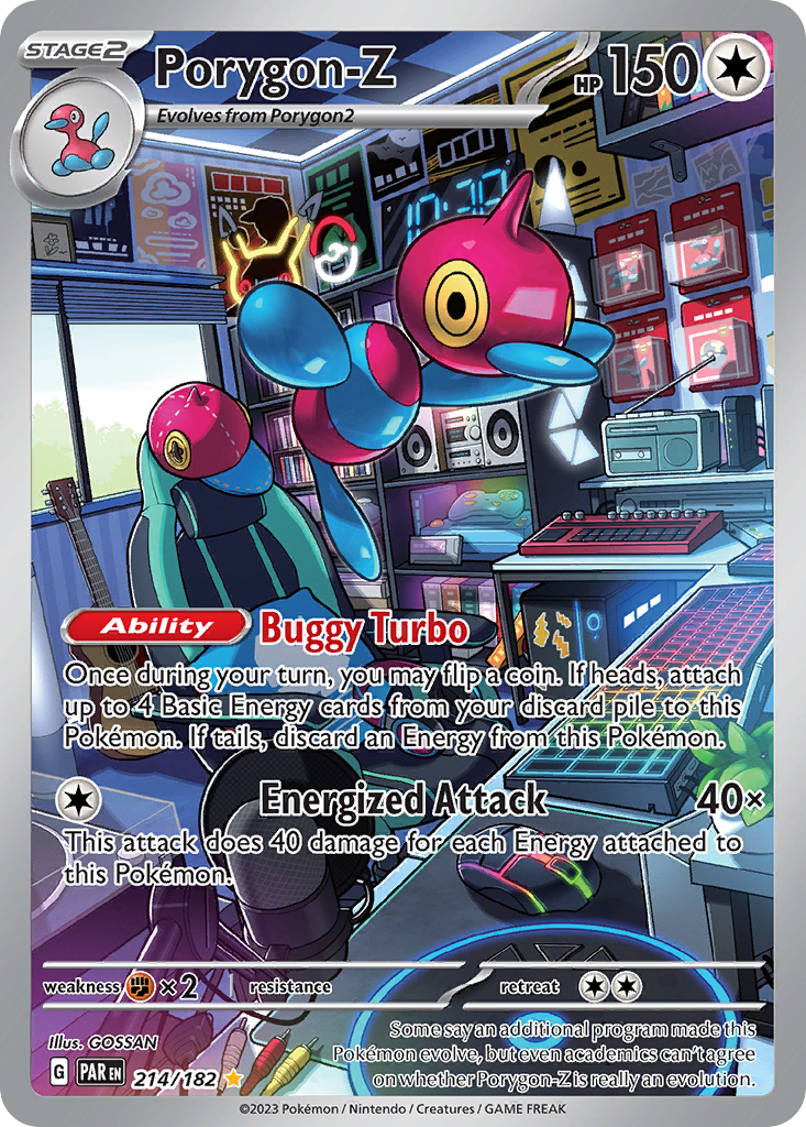 Porygon-Z 214/182 — English Pokémon Paradox Rift (2023)
