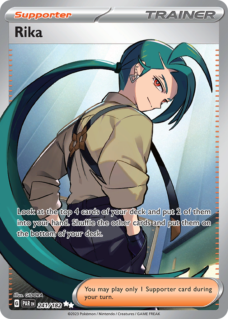 Rika 241/182 — English Pokémon Paradox Rift (2023)