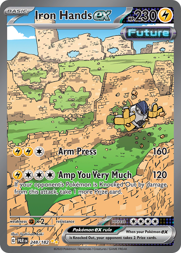Iron Hands ex 248/182 — English Pokémon Paradox Rift (2023)