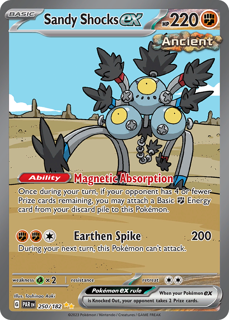 Sandy Shocks ex 250/182 — English Pokémon Paradox Rift (2023)