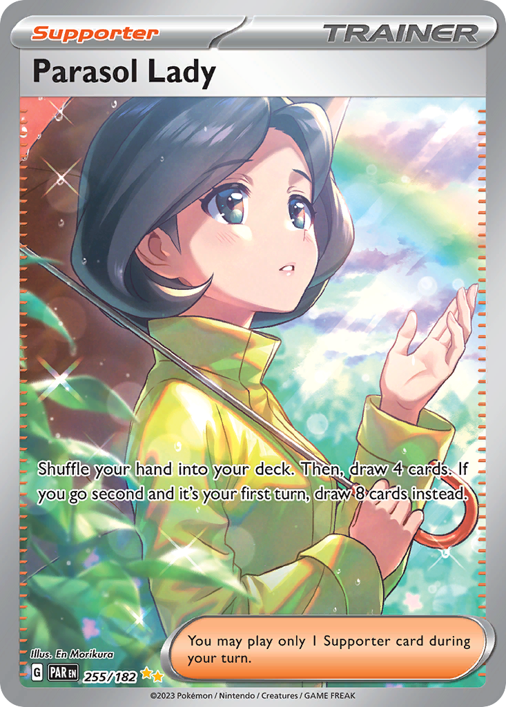 Parasol Lady 255/182 — English Pokémon Paradox Rift (2023)