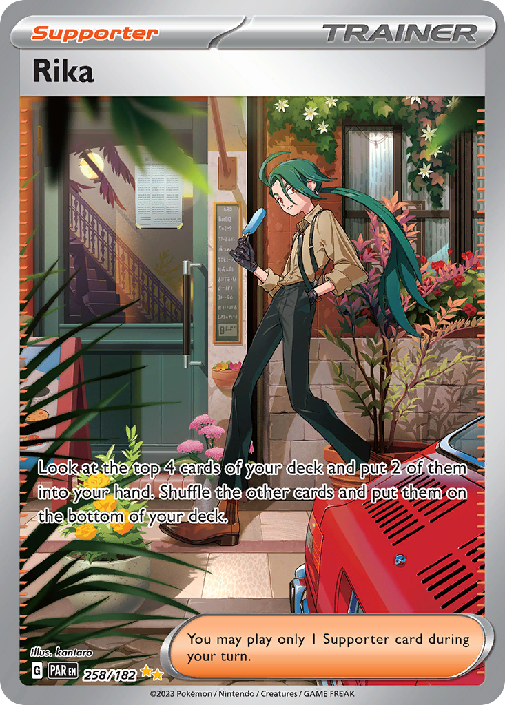 Rika 258/182 — English Pokémon Paradox Rift (2023)