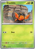 Dwebble 6/182 — English Pokémon Paradox Rift (2023)