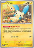 Minun 61/182 — English Pokémon Paradox Rift (2023)
