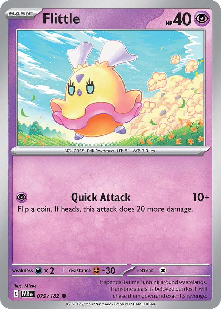 Flittle 79/182 — English Pokémon Paradox Rift (2023)