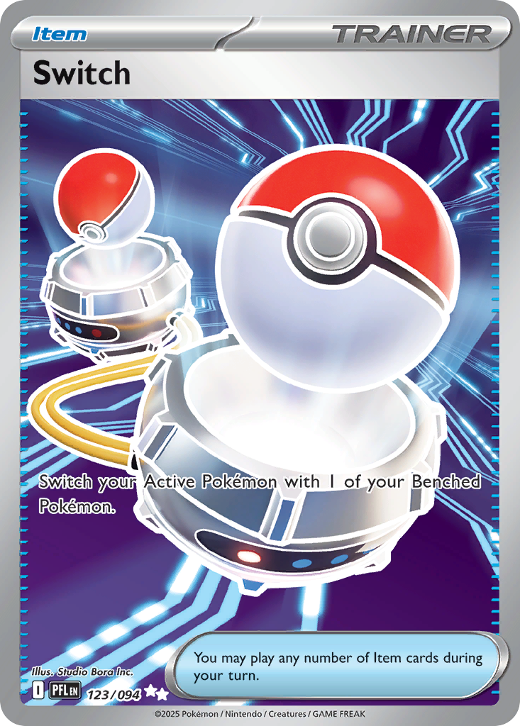 Switch 123/94 — English Pokémon Phantasmal Flames (2025)