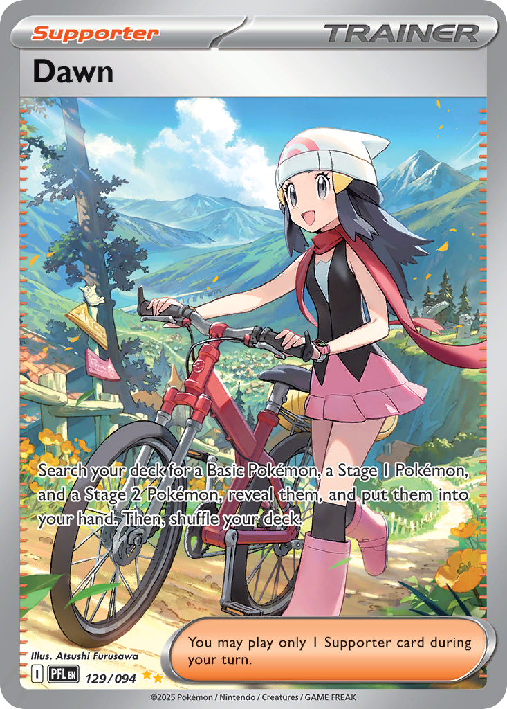 Dawn 129/94 — English Pokémon Phantasmal Flames (2025)